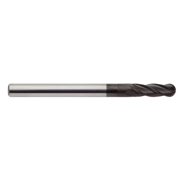 3/32 4 Flt Ball End Mill Ticn